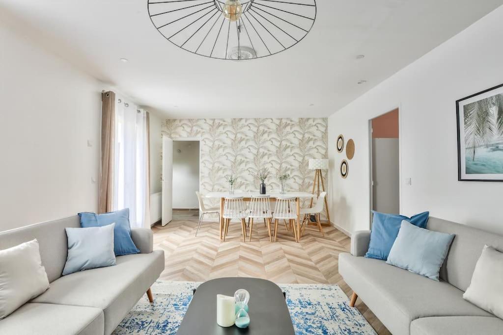 Free Private Parking - 15Mn Paris - 5Mn Walk Train Station - All Equipped - Terrace - Garden - Stade De France - Casino D'Enghien - Hippodrome, Universite Épinay-sur-Seine Esterno foto