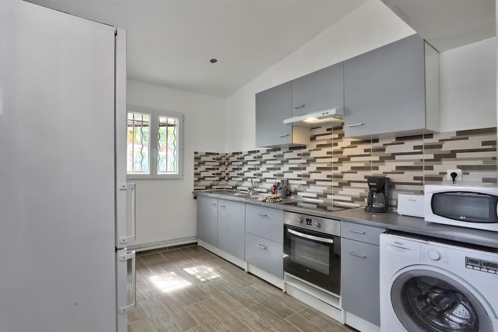 Free Private Parking - 15Mn Paris - 5Mn Walk Train Station - All Equipped - Terrace - Garden - Stade De France - Casino D'Enghien - Hippodrome, Universite Épinay-sur-Seine Esterno foto